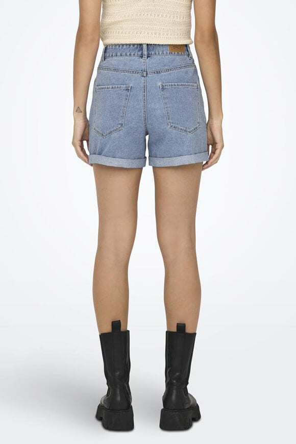 Short en jean Vega Mom Fit - Denim bleu clair