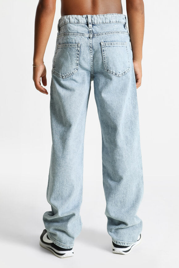 NLMBEX Loose Fit Jeans - Light Blue Denim