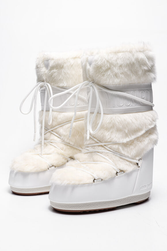 Icon faux fur snow boots - Optical White