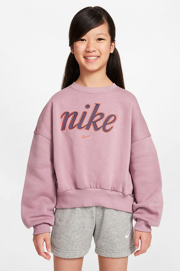 Sportswear Club Fleece loose sweatshirt - Plum Dust