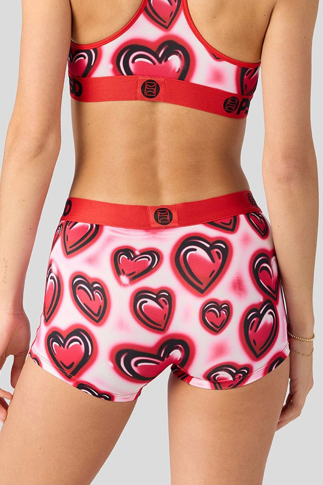Shorty - White + Red