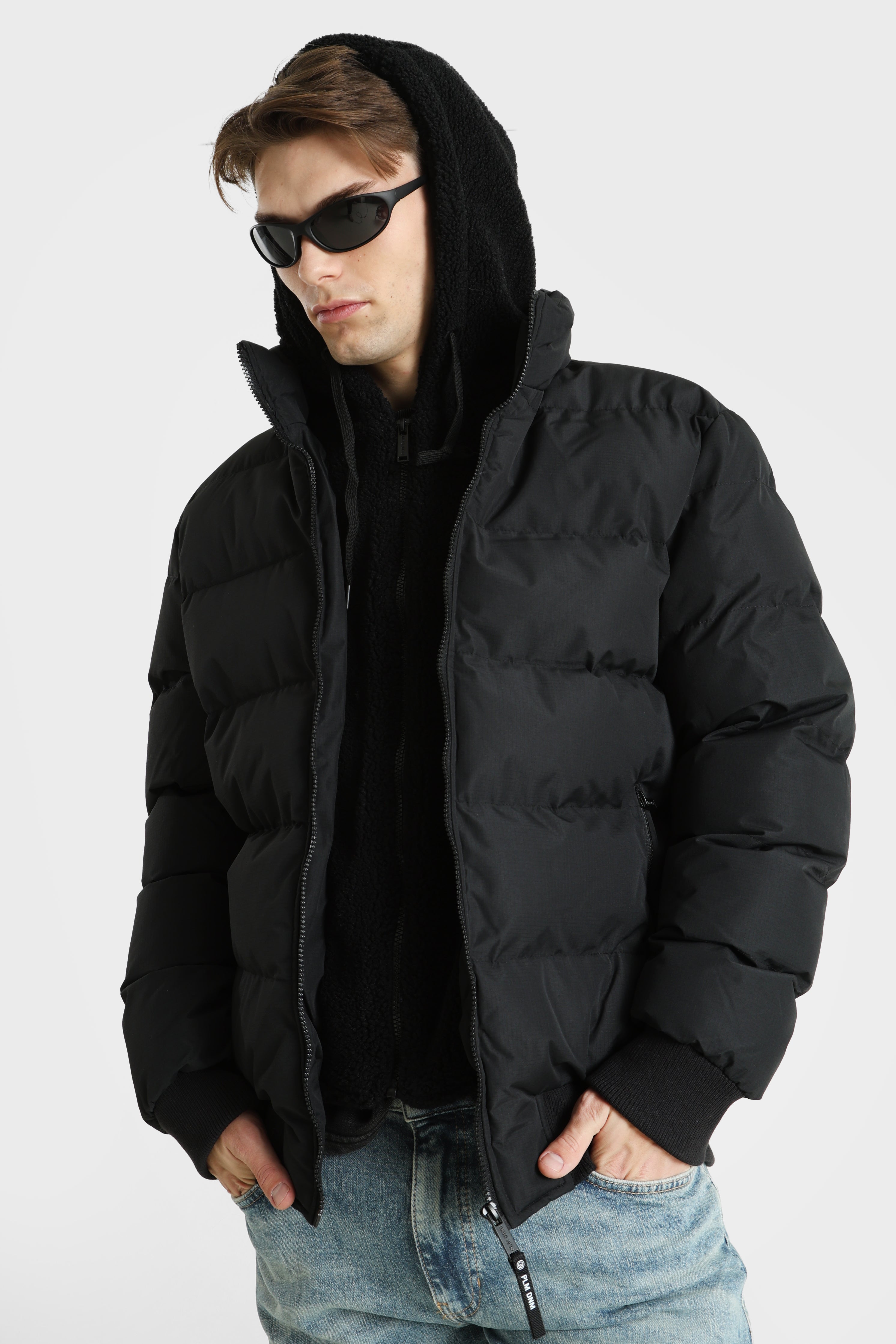Veste bomber matelassée - Black