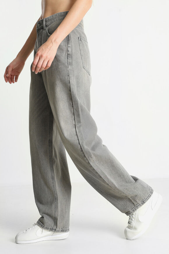 Barrel fit jeans - gray denim