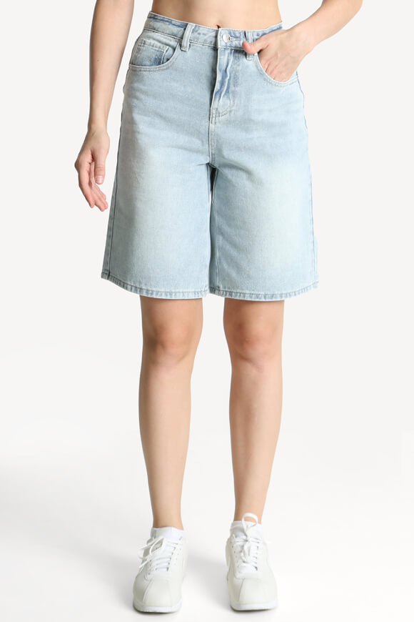 Pantaloncini di jeans - blu chiaro