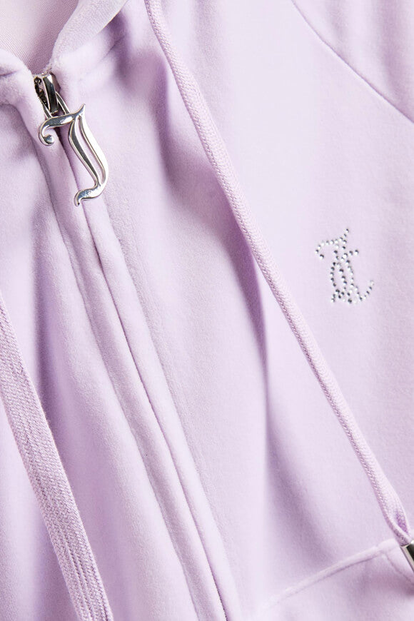 Madison Velvet Crop Jacket - Pastel Lilas