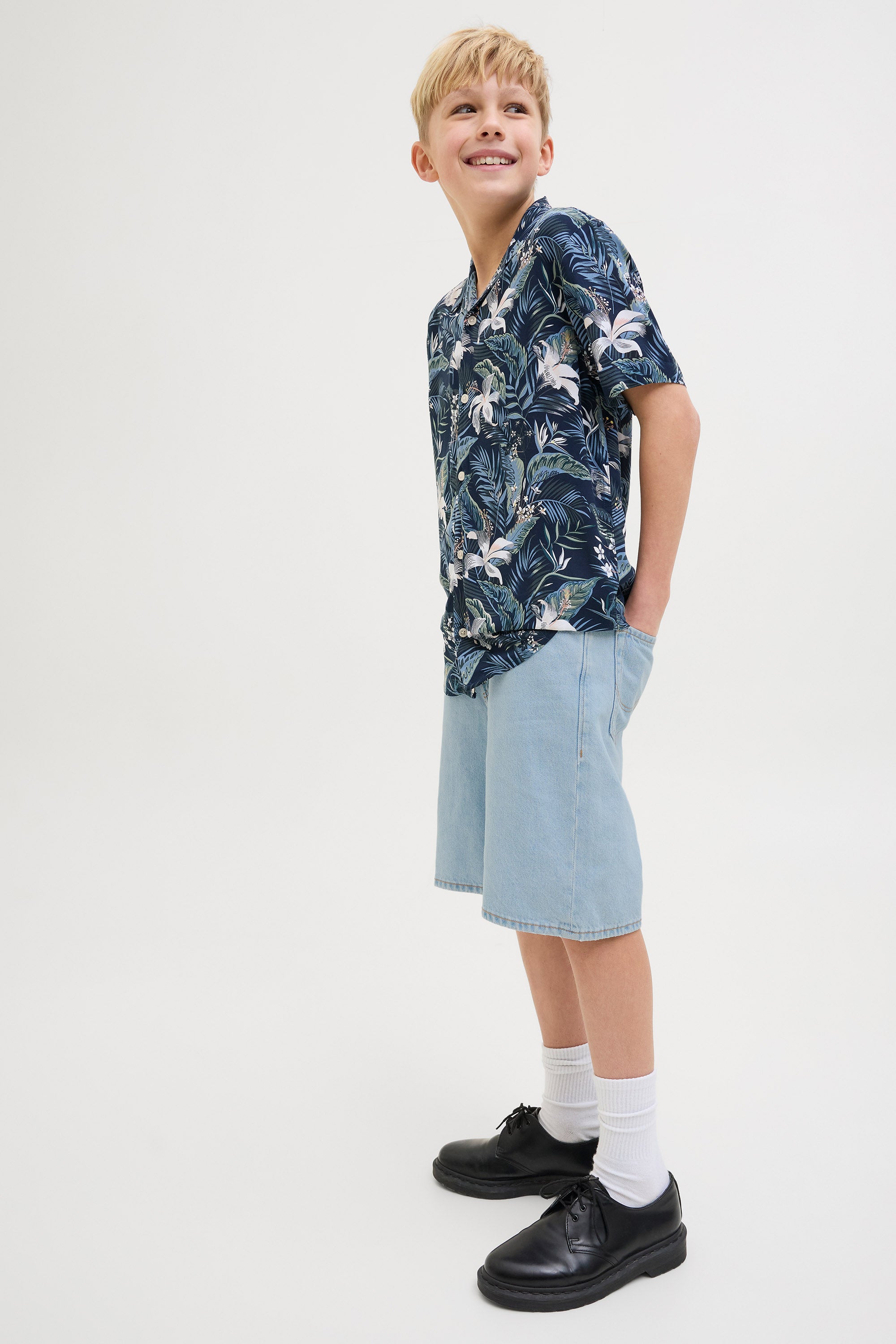 Tony denim shorts - Blue Denim