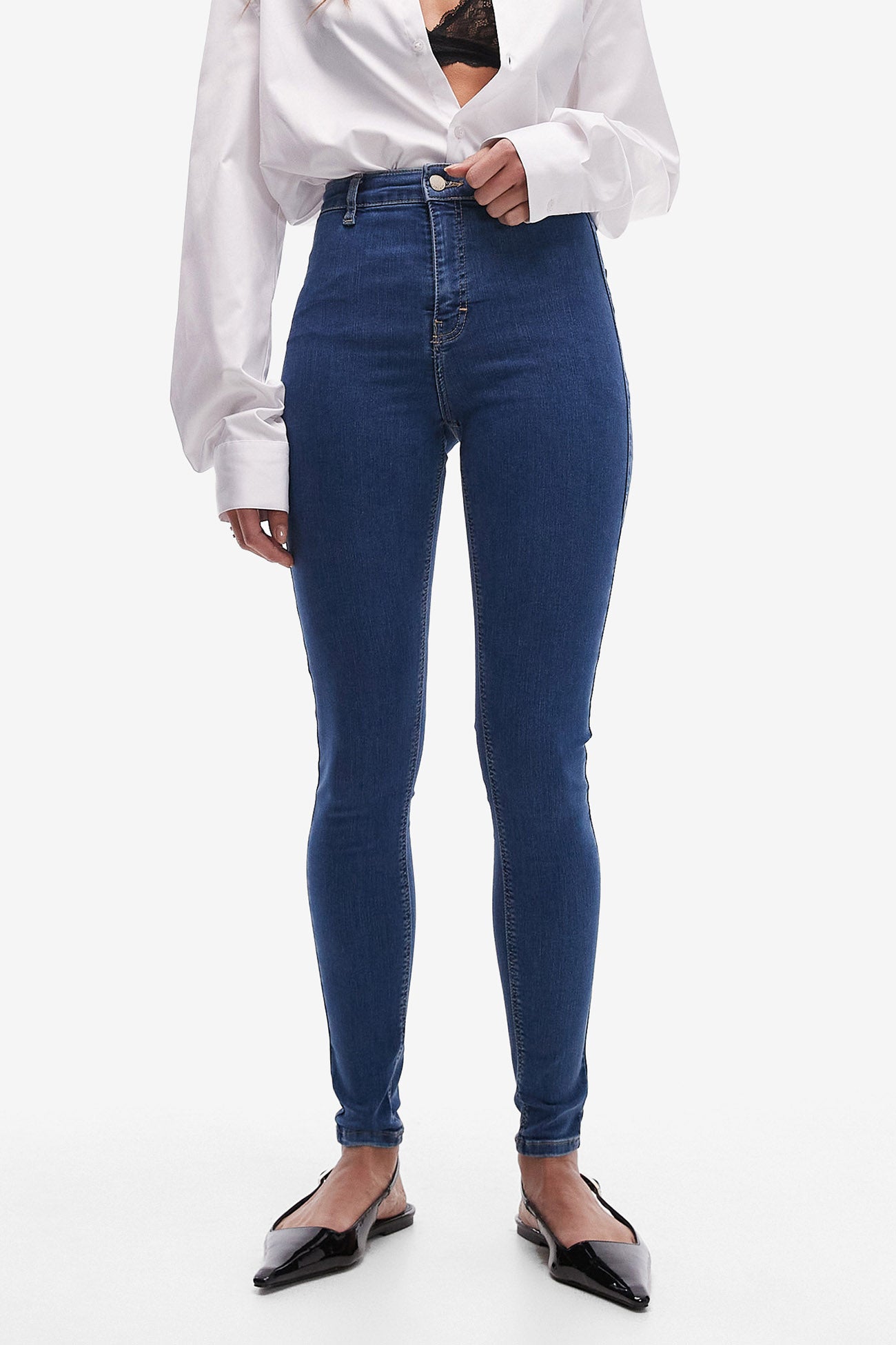 TSJONI jean skinny fit L30 - Medium Blue Denim