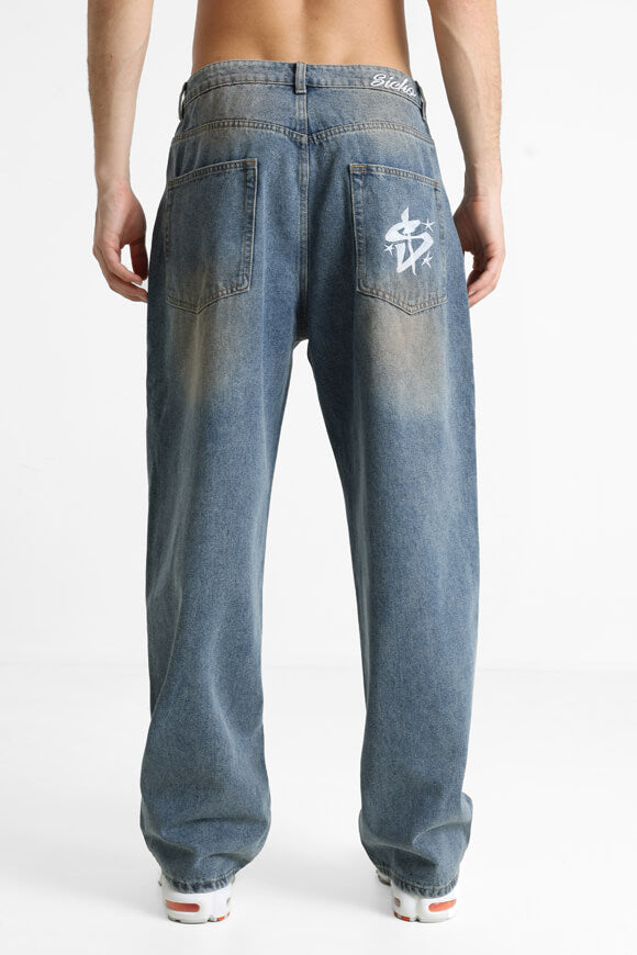 Jeans straight fit - blu