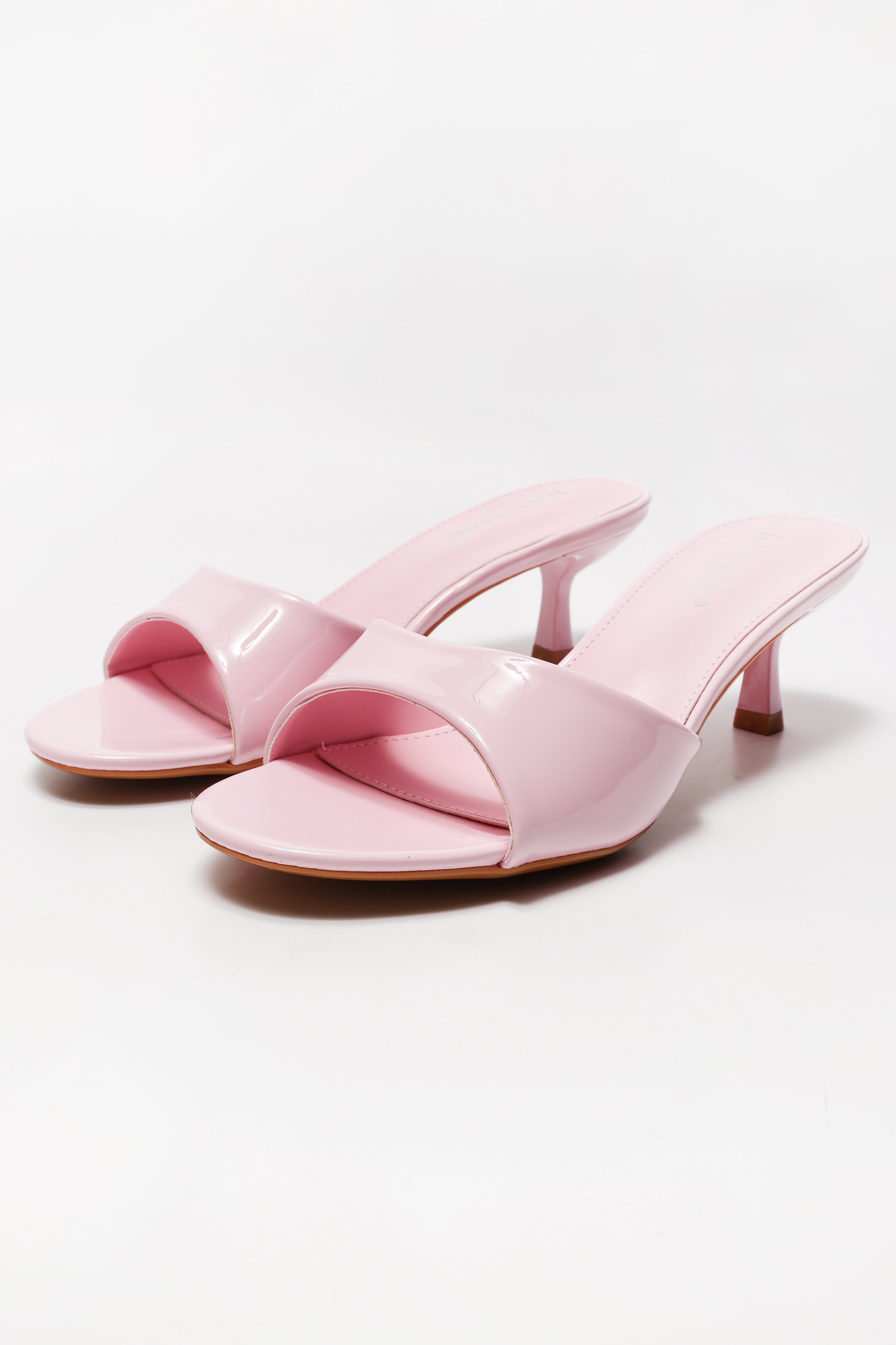 Lack Mules - Light Pink