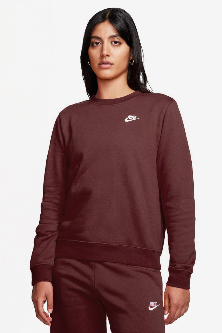 Club Fleece Sweatshirt - Burgundy Crush