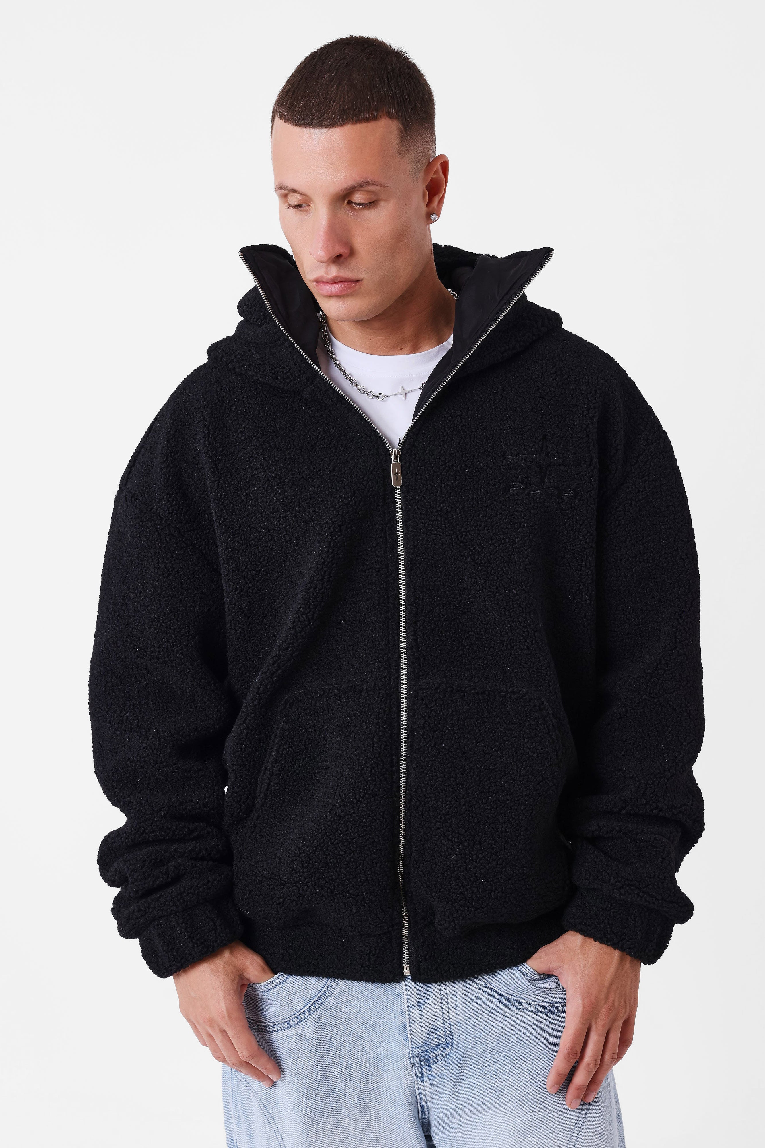 Sherpa Jacke - Black