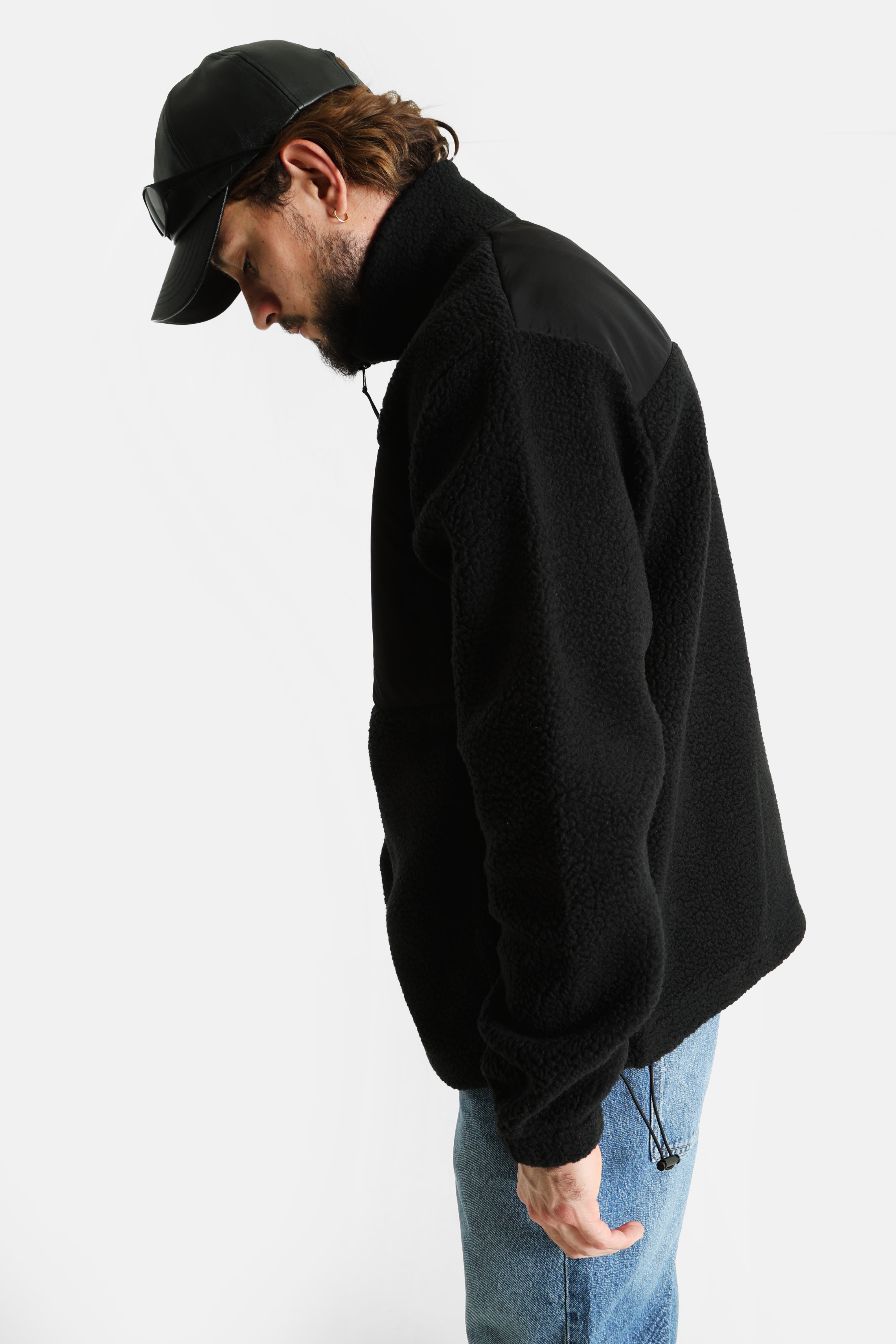 RRJOEY veste en peluche - Black