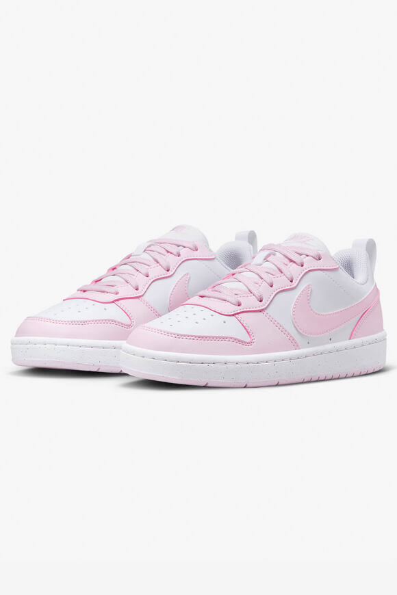 Court Borough Recraft Sneaker - White + Pink Foam