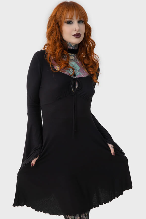 Rose's Revenge mini dress - Black