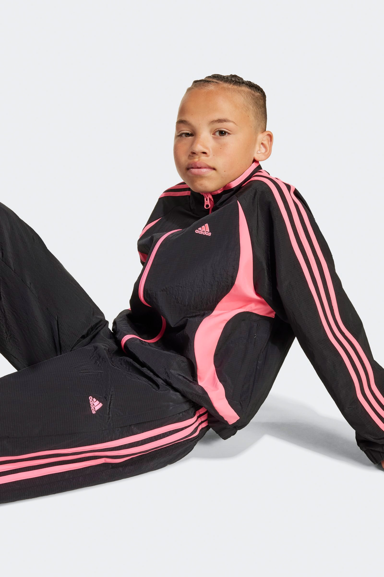 Pantalon d'entraînement Teamgeist - Black + Lucid Pink