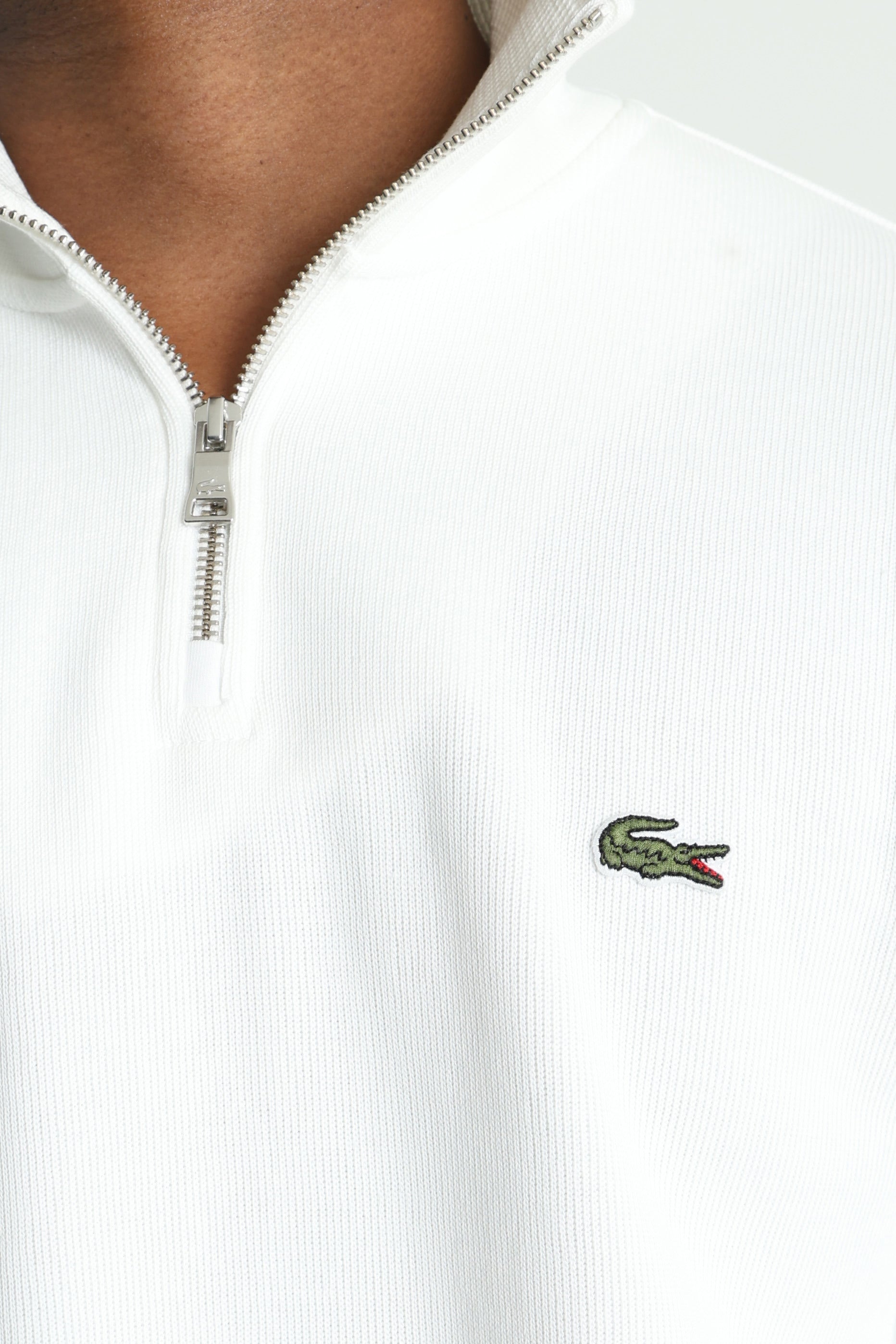 Fine ribbed knit sweater - Flour
