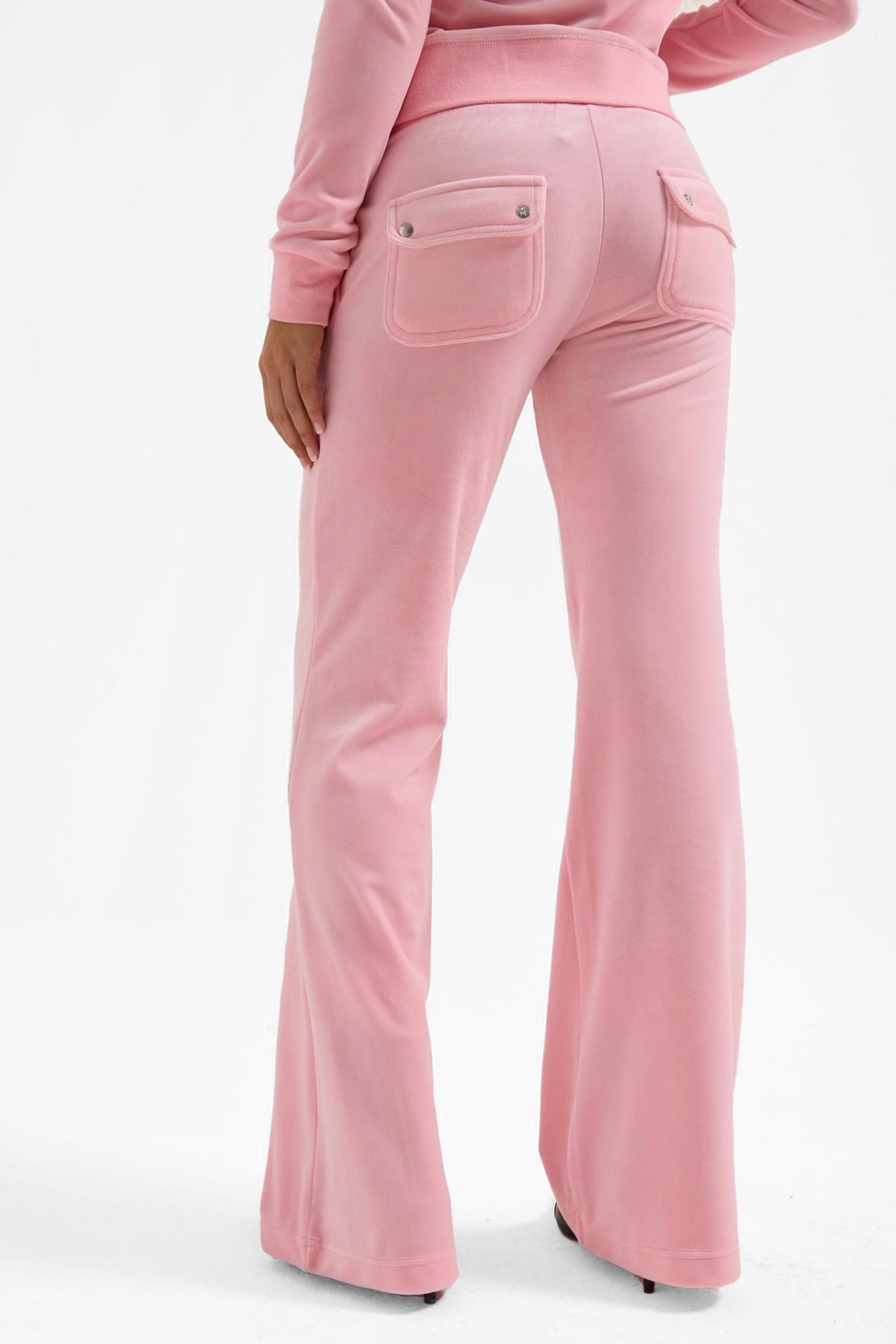 Layla corduroy flare trousers - Juicy Pink