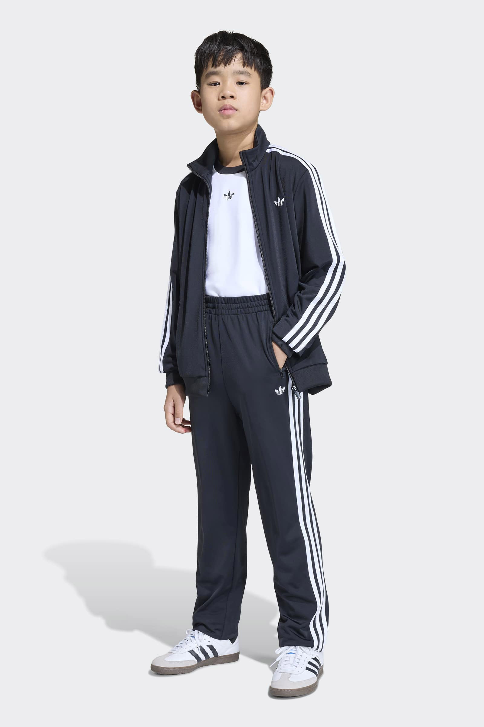 Firebird track jacket - Black + White