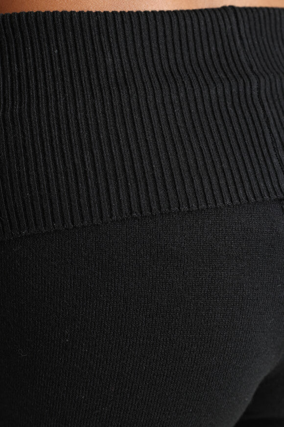 Knitted trousers - Black