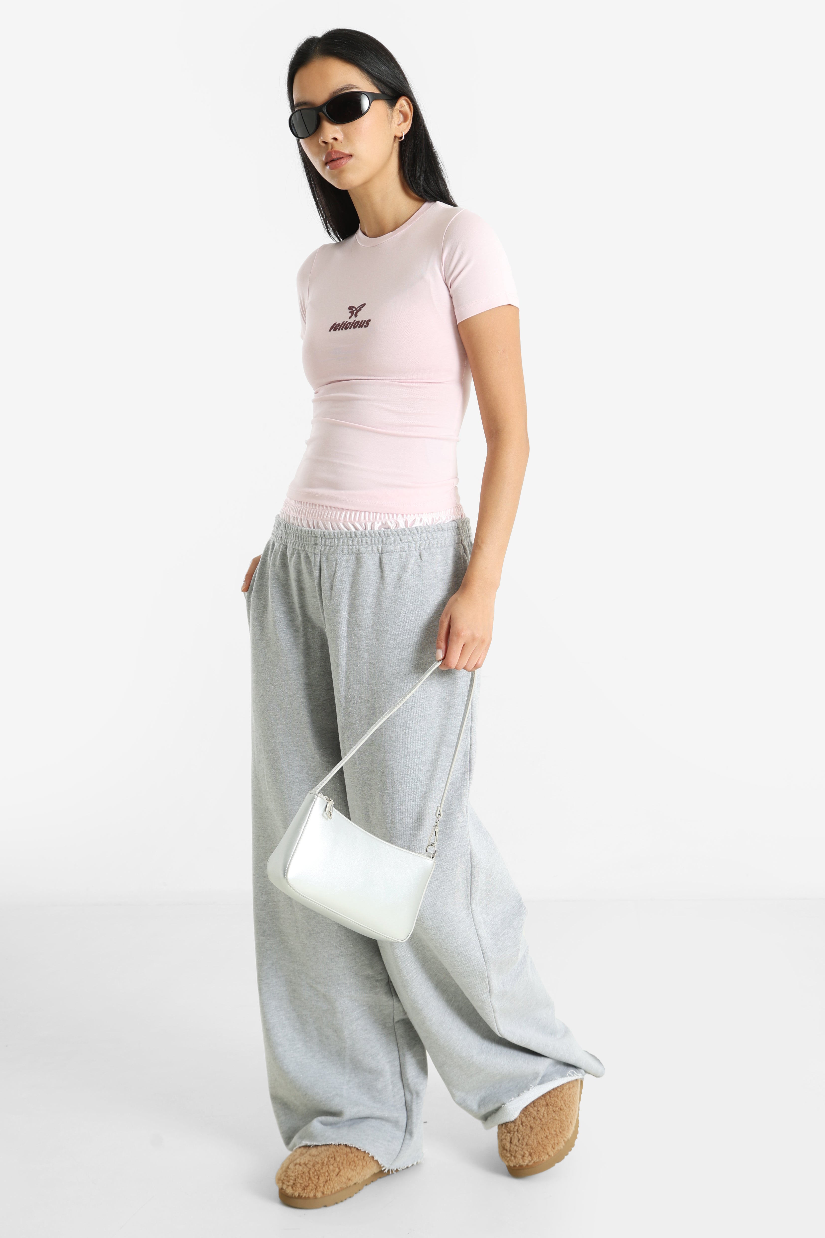 Crop T-Shirt - Light Pink