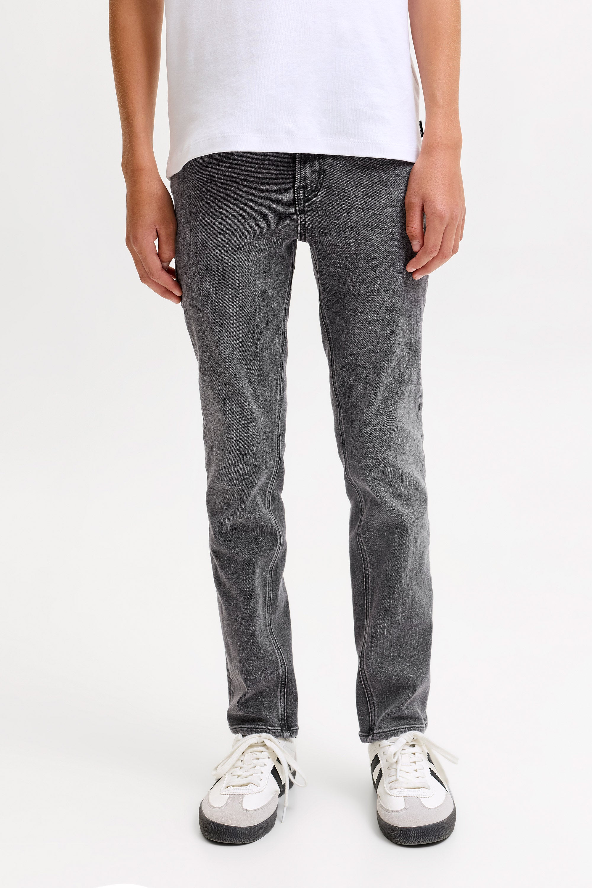 JJICLARK regular fit jeans - Black Denim