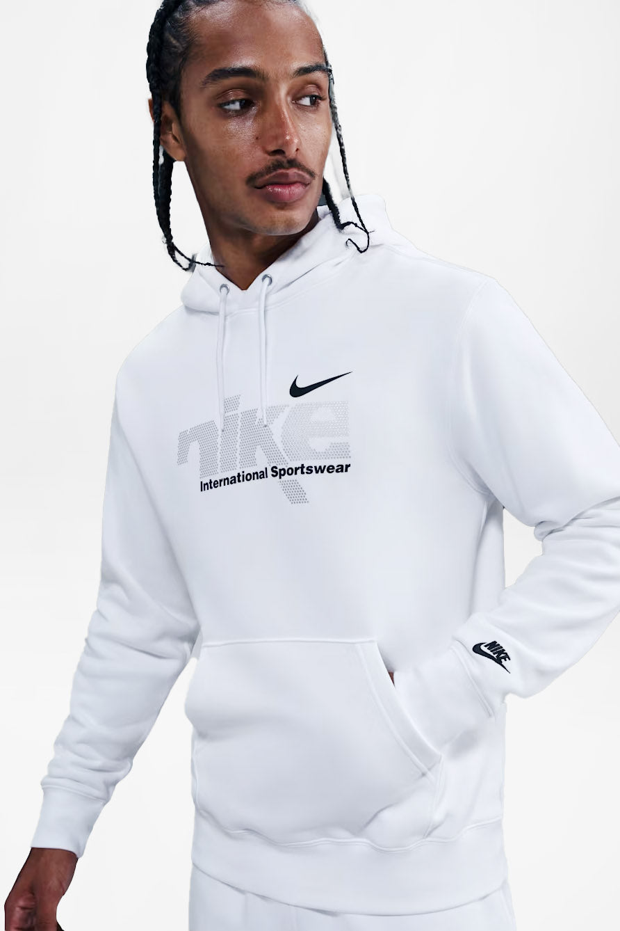 Sportswear Club Fleece Kapuzensweatshirt - White
