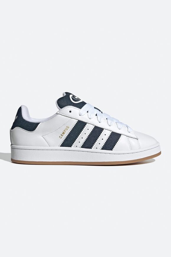 Campus 00S Sneaker - Footwear White + Night Indigo + Gold Metallic