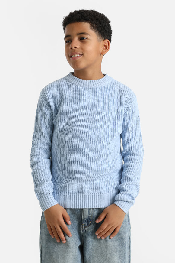 Strickpullover - Hellblau