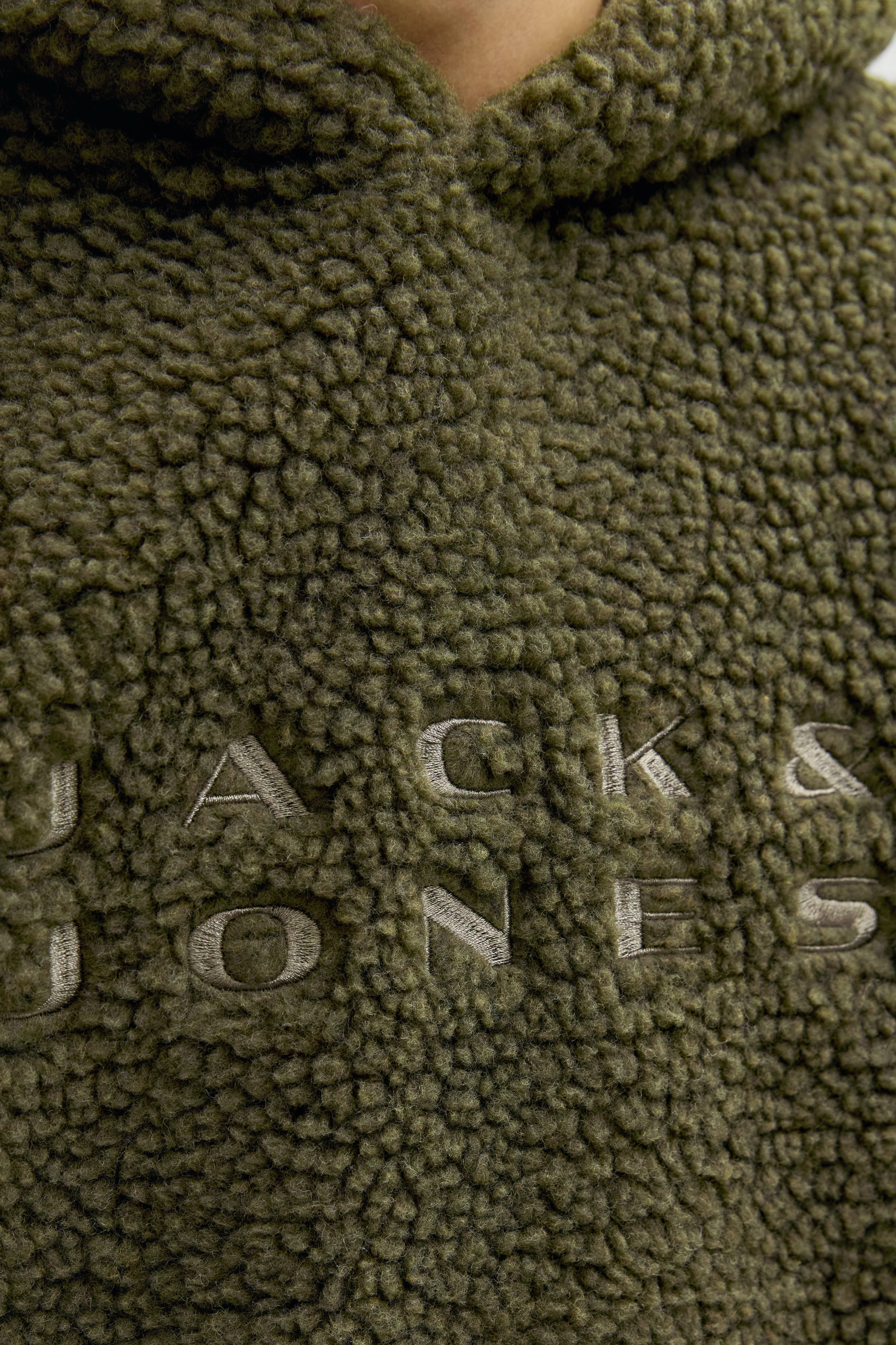 JCOFLARE Teddy Kapuzensweater - Grape Leaf