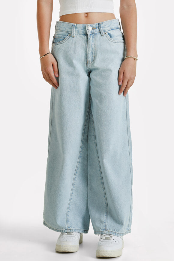 Jeans a gamba larga - Light Blue Denim