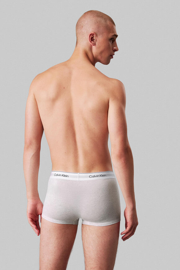 Confezione da tre boxer - Nero + Snow Heather + Buff Pink