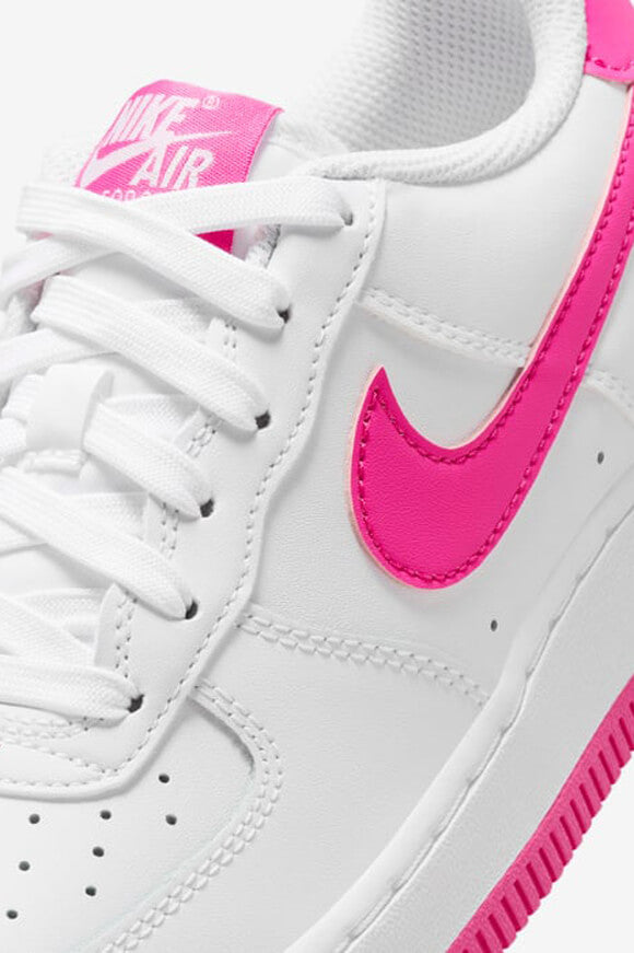 Baskets Air Force 1 - Blanc + Laser Fuchsia