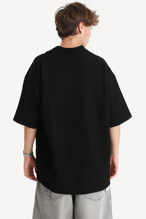 Strukturiertes Hemd - Black