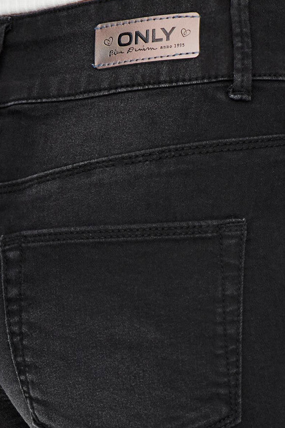 Short en jean - Noir