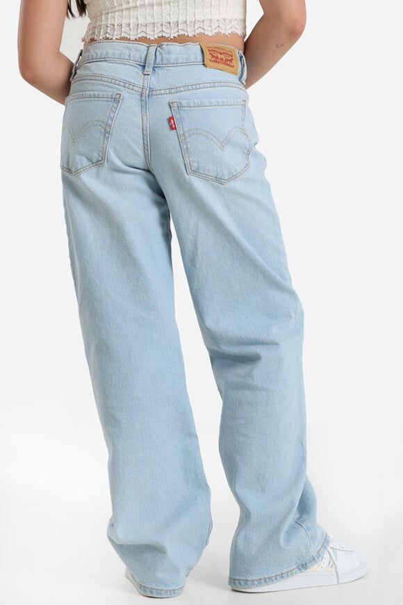 Wide Leg Jeans - Light Blue Denim