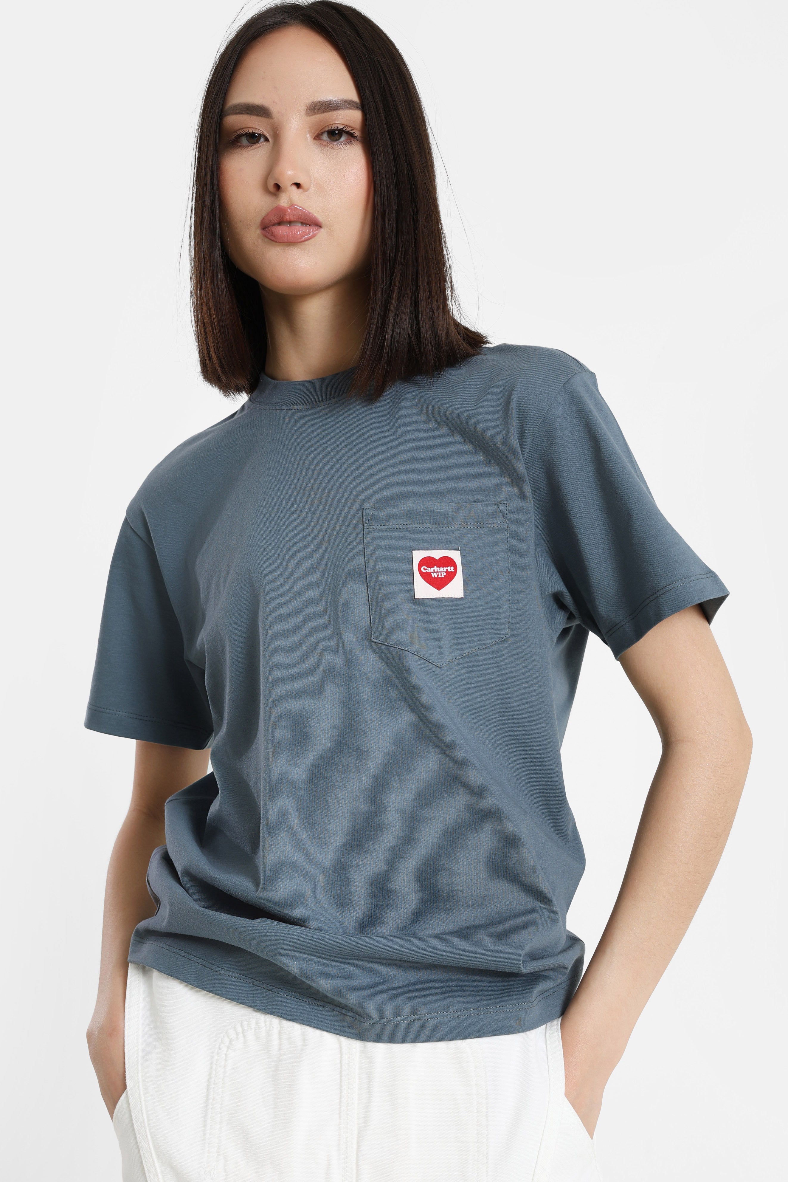 T-Shirt - Cozy Blue + Red