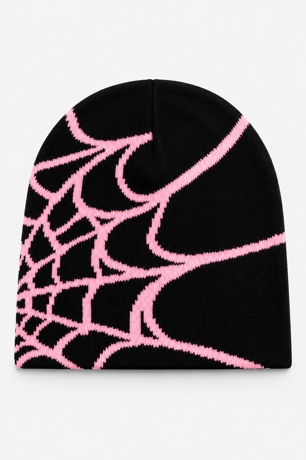 Beanie - Black + Light Pink