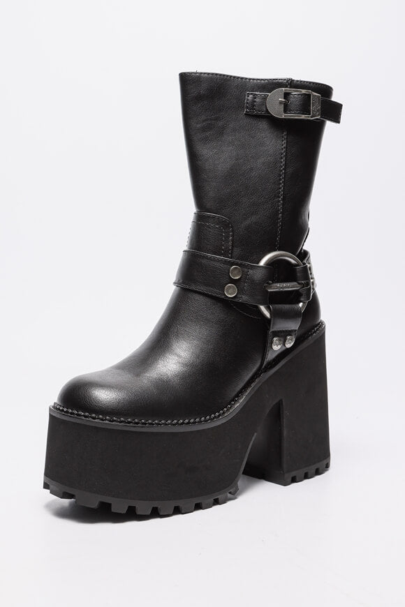 Killah Bike Plateau Stiefelette - Black