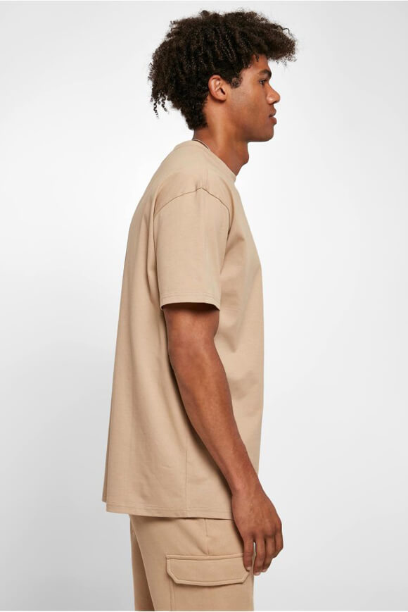 T-shirt oversize pesante - Union beige