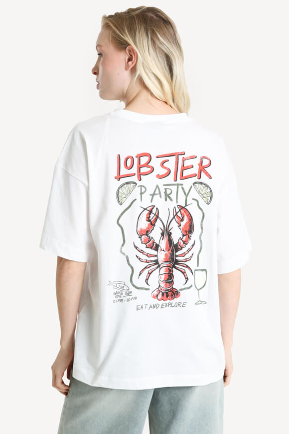 PCTOBSTER Oversize T-Shirt - Bright White