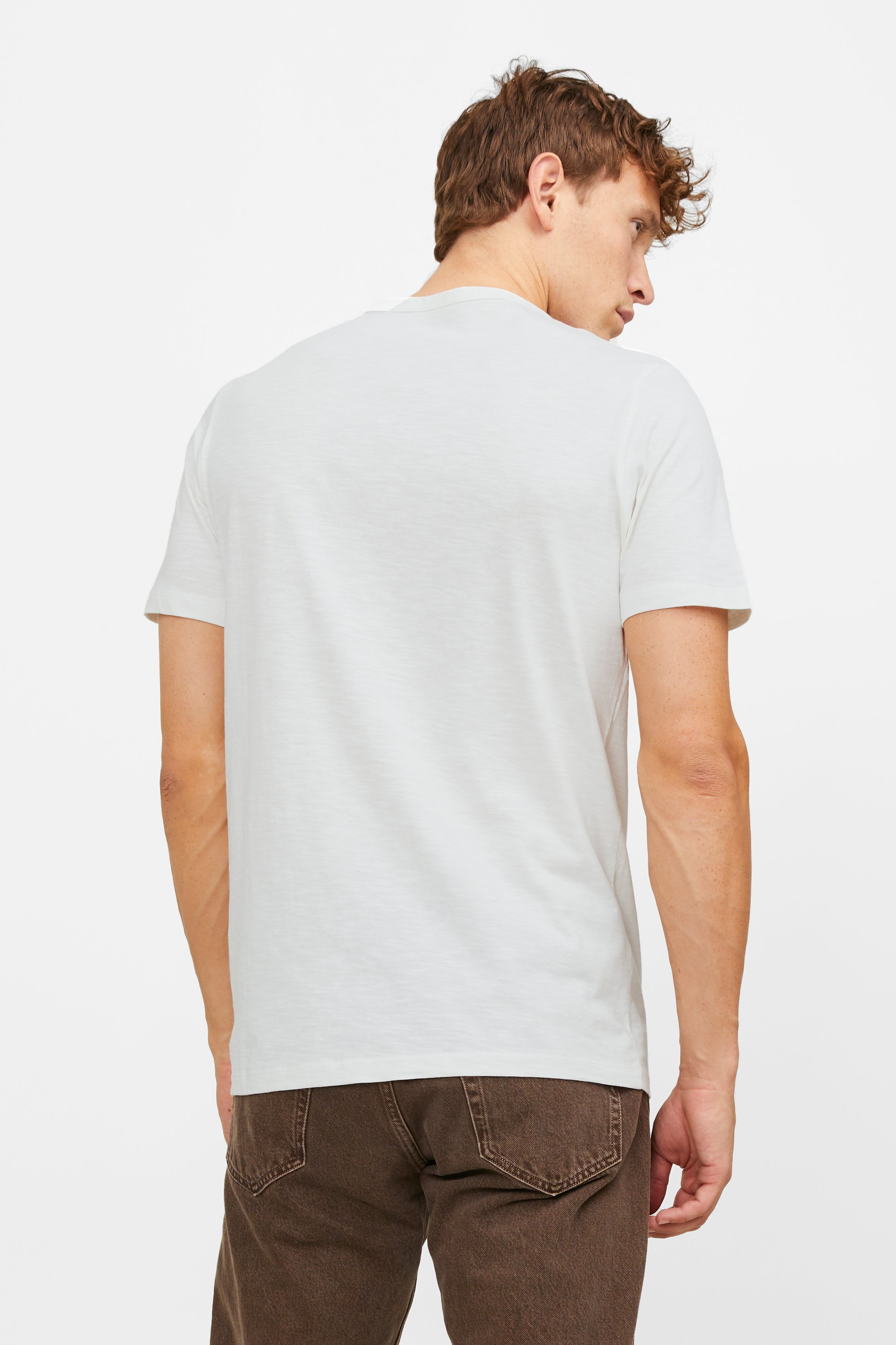 JJESPLIT T-Shirt - Cloud Dancer