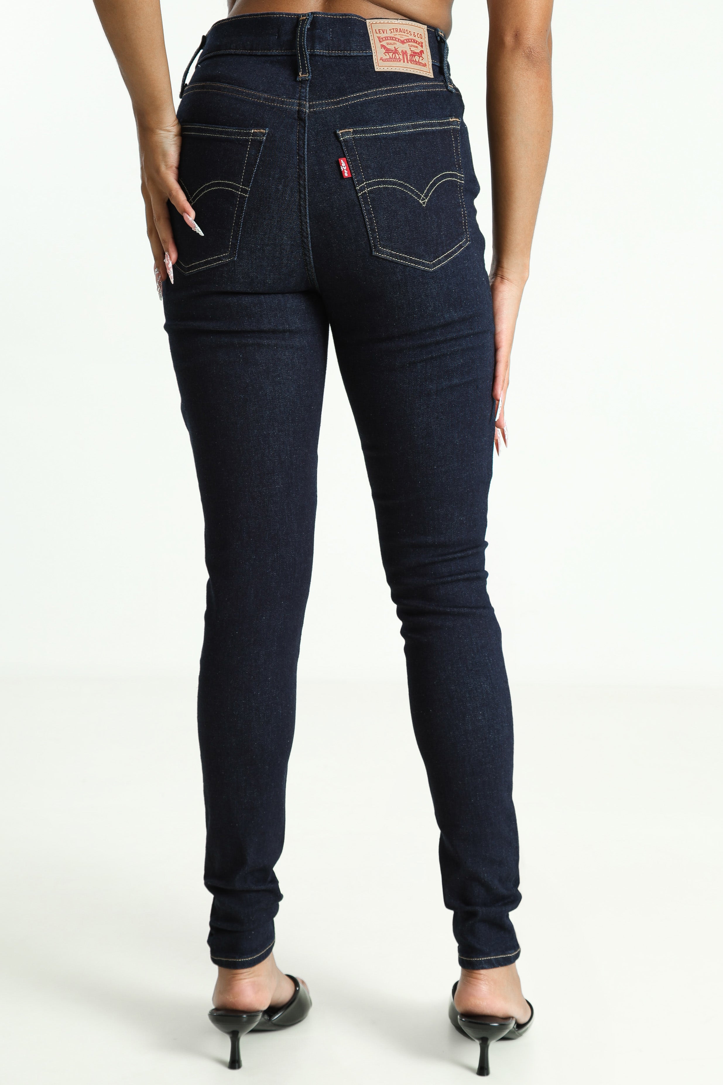 720 High Rise Super Skinny Jeans L30 - Raw Denim