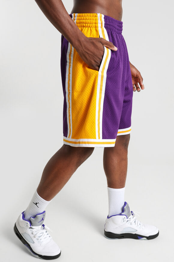 Short en mesh - LA Lakers - Lilas