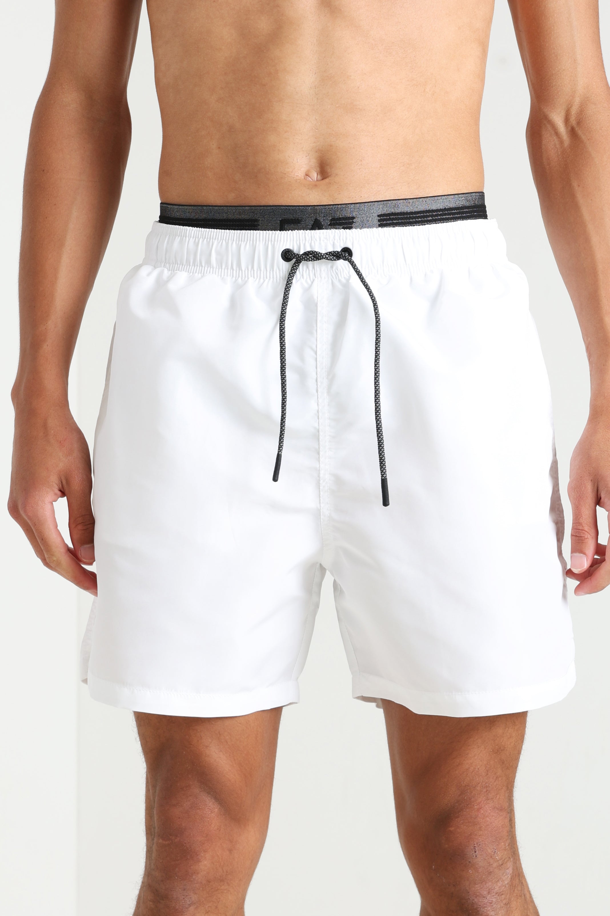 Badeshorts - White