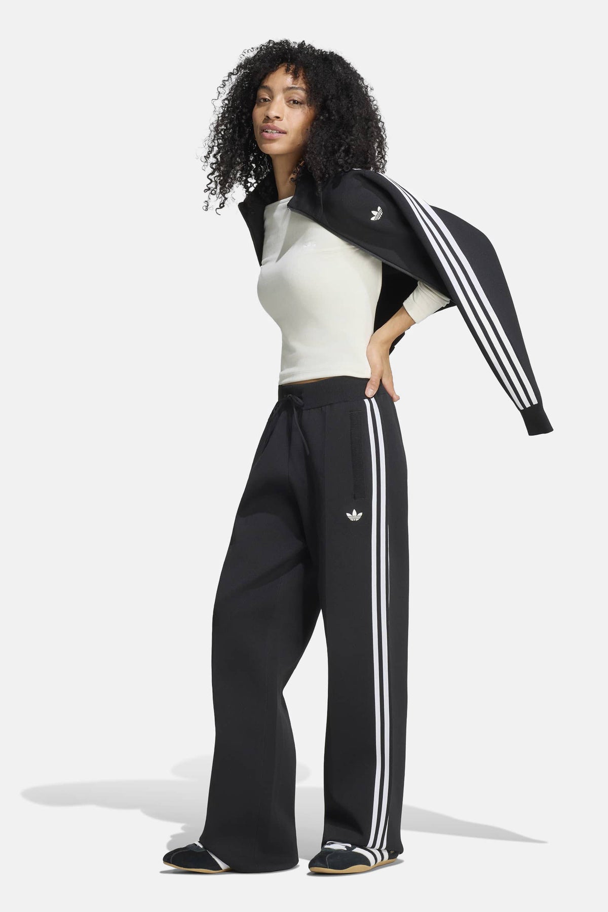 Strick-Trainingshose - Black