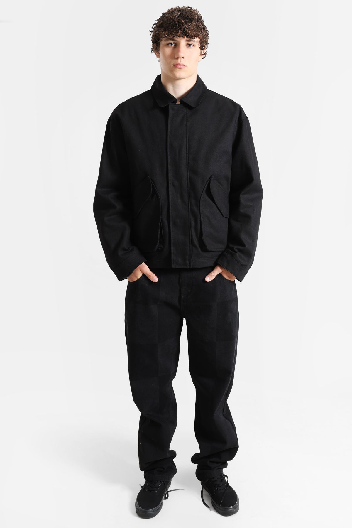 Leichte 2-in-1-Jacke - Black