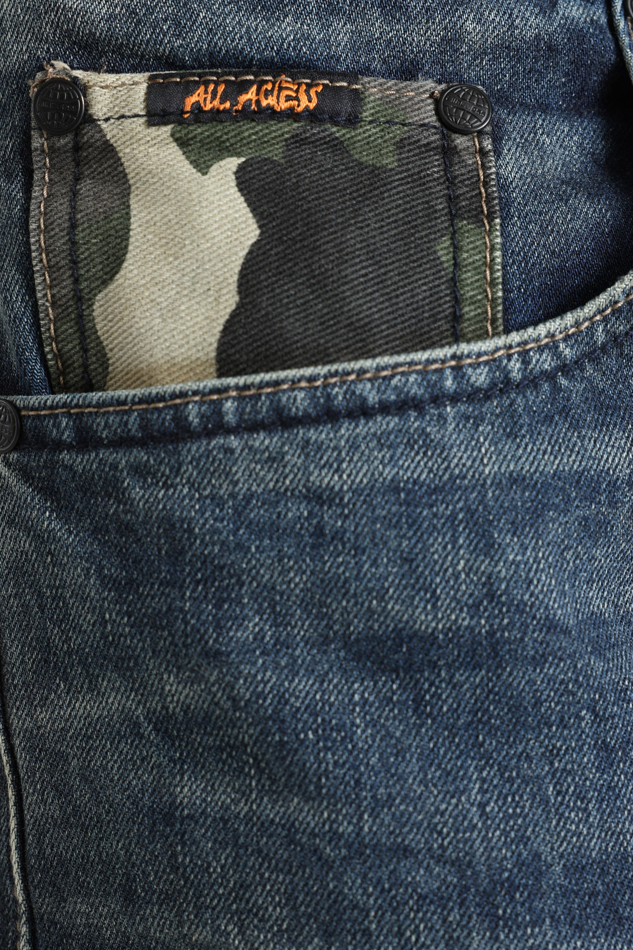 Denim bermuda shorts - Bleu délavé