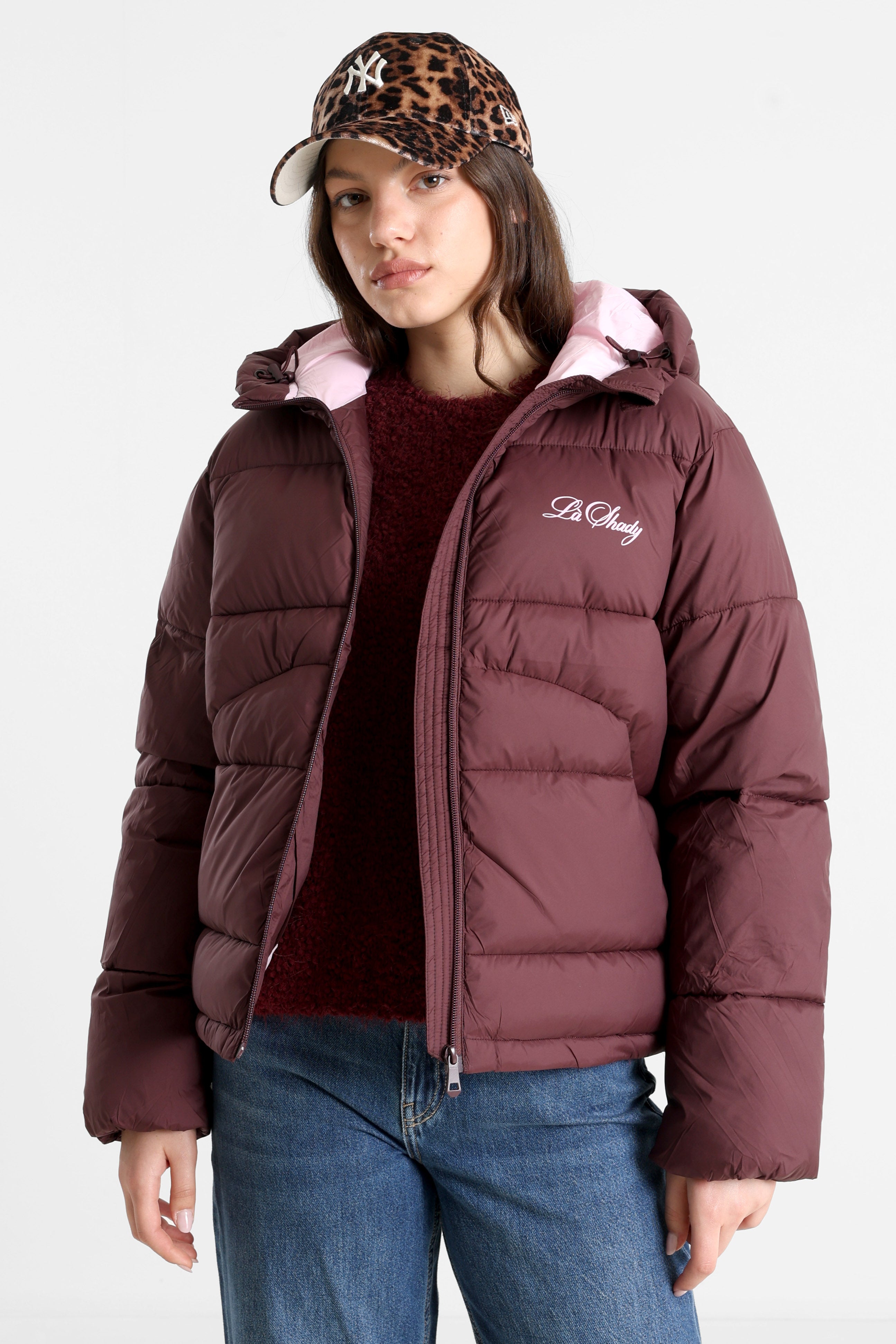 Pufferjacke - Bordeaux