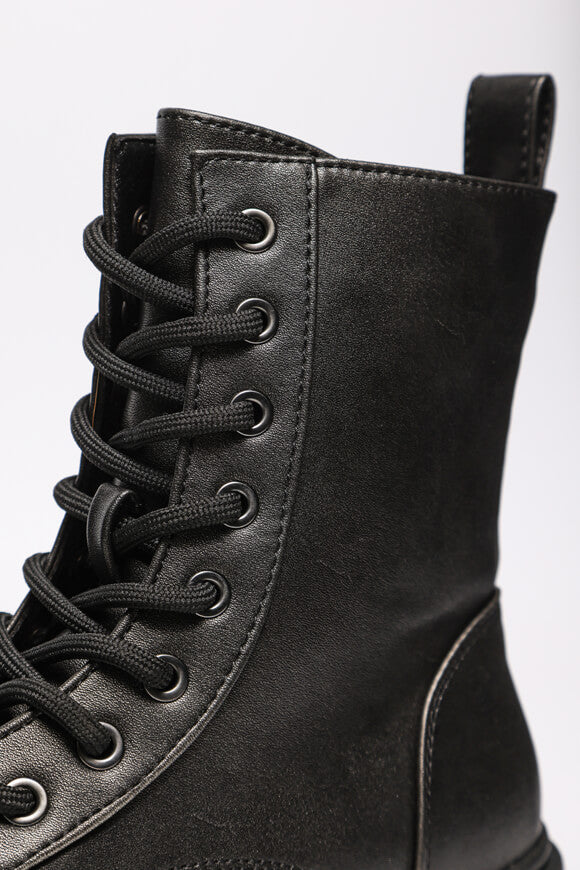 Bottines plateau à lacets - Pewter