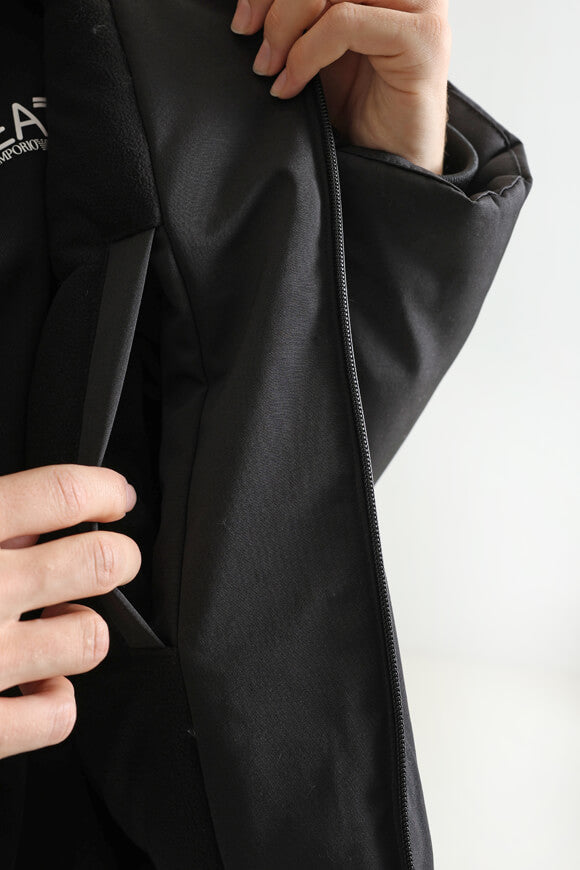 Lightweight puffer down jacket - Black + Gold